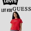 жіночий бренд одяг Levi's Guess сток весна літо оптом
