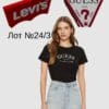 Брендові жіночі футболки Levis Guess сток оптом