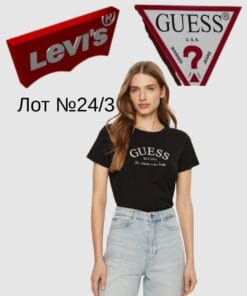 Брендові жіночі футболки Levis Guess сток оптом