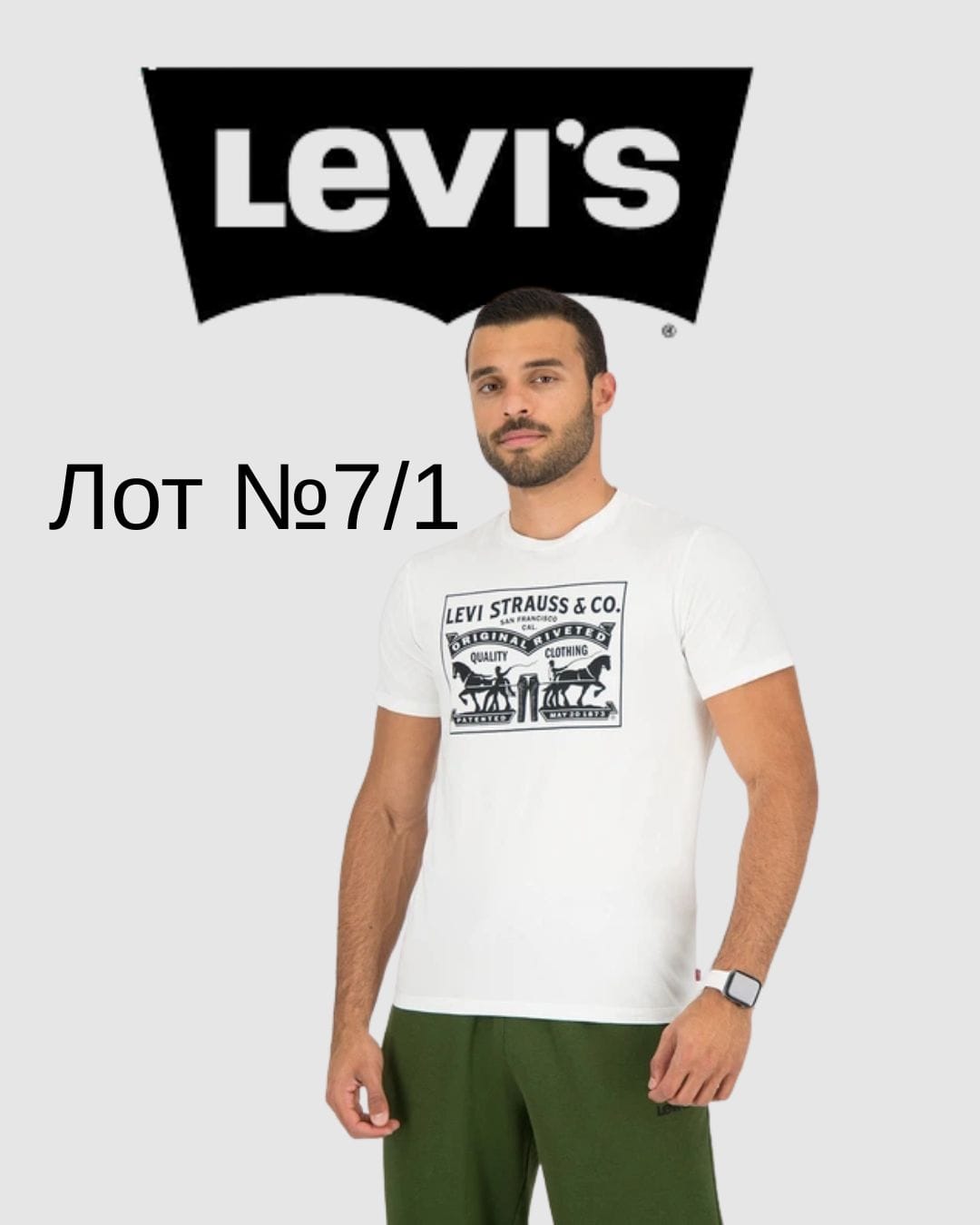 Levis чоловічі футболки Лот №7/1 - Фото 1 Levis чоловічі футболки Лот №7/1 - Фото 1
