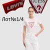Брендолві жіночі футболки Levis Guess Сток оптом
