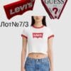 Брендові жіночі футболки Levis Guess сток оптом