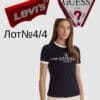 Брендові жіночі футболки Levis Guess сток оптом