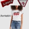 брендові жіночі футболки Levis Guess сток оптом
