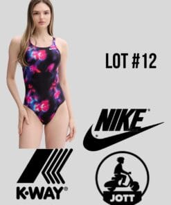 Брендові купальники Nike, JOTT і K-Way сток оптом.