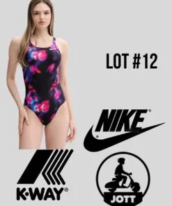 Брендові купальники Nike, JOTT і K-Way сток оптом.