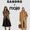 Sandro Paris Maje сток оптом