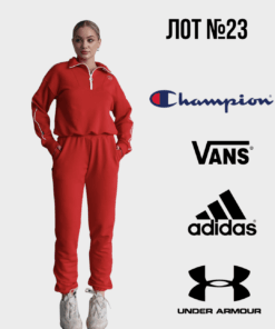 Сток спортивного одягу Champion Adidas Vans Under Armour оптом осінь-зима