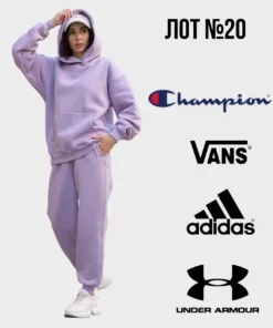 Лоти брендового стоку оптом спортивний одяг Champion Adidas Vans
